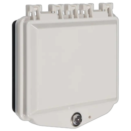 STI Polycarbonate Enclosure with Open Back Box and Exterior Key Lock