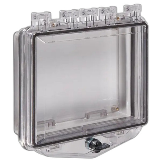 STI Polycarbonate Enclosure with Enclosed Back Box and Exterior Key...