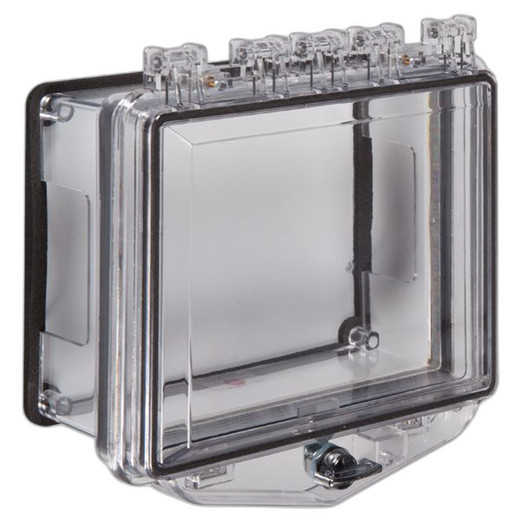 STI Polycarbonate Enclosure with Open Conduit Back Box, Surface Mou...