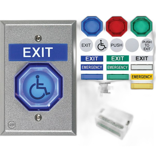 STI UB-2-LTUL 2" Universal Button with Latching Timer