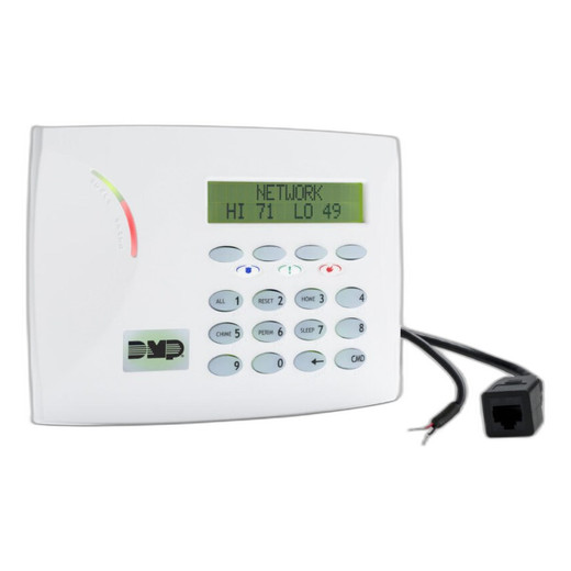 DMP 7463-W Network Thinline LCD Keypad with Prox Reader