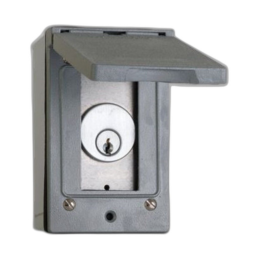 Camden Surface, single gang mortise key switch, enclosure and cover... (view 2)