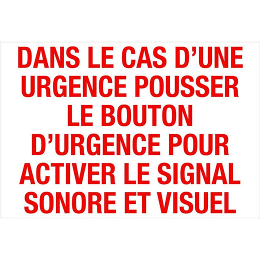Camden French, solid white sign, 12.5\" x 8.5\" (317.5mm x 216mm)
