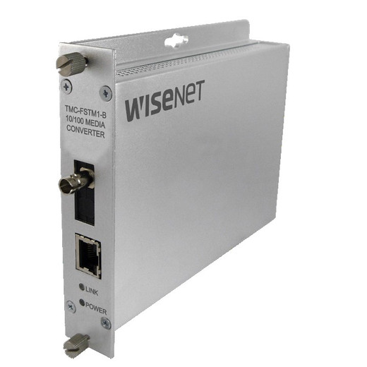 Hanwha TMC-FSTS1-B Fiber to Ethernet Media Converter