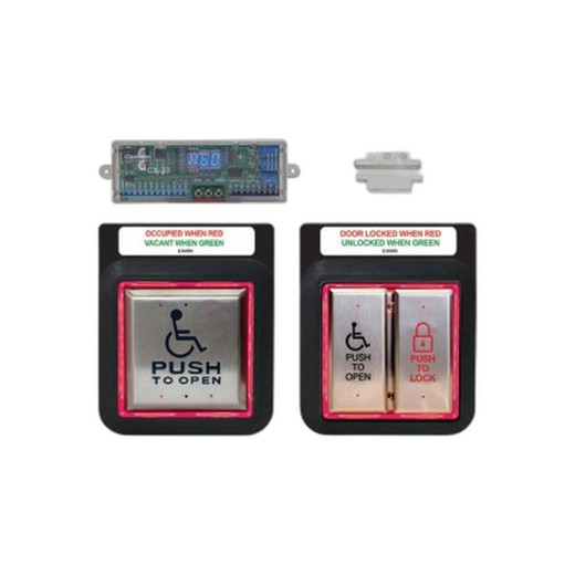 Camden CX-WC13AXFM Flush Mount Combo Illuminated Push Plate