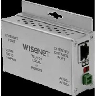 Hanwha TEU-F01 Ethernet UTP Extender PoE Pass-Through