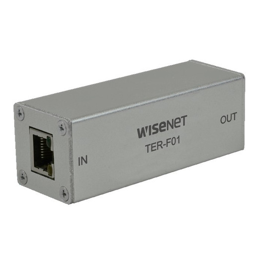 Hanwha TER-F01PD Ethernet Repeater 100M PoE