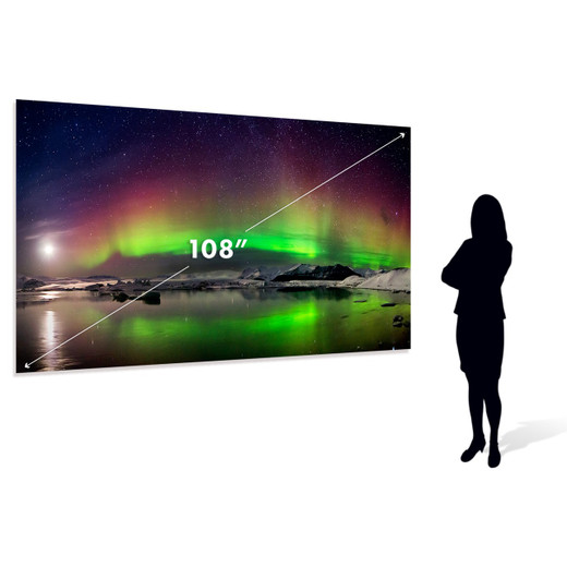 ACTi DV-108GO - Flat - 1920 X 1080 - 108INCH - 3840-7680 HZ