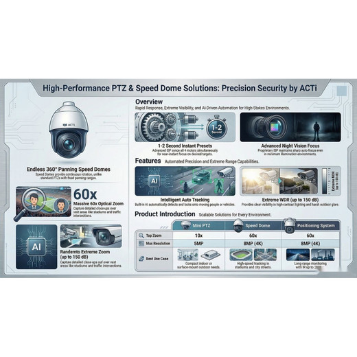 ACTi Z911 4MP Outdoor Mini Dome Camera