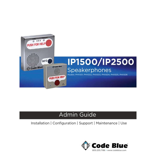Code Blue IP2500-D Ss Push For Help/Info - 50997