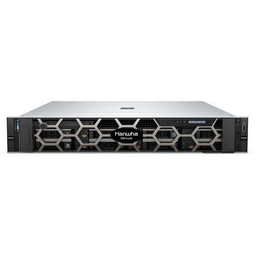Hanwha 2U Blaze Network Video Recorder, Blaze Pre-installed, 128TB RAW (101TB Usable AF