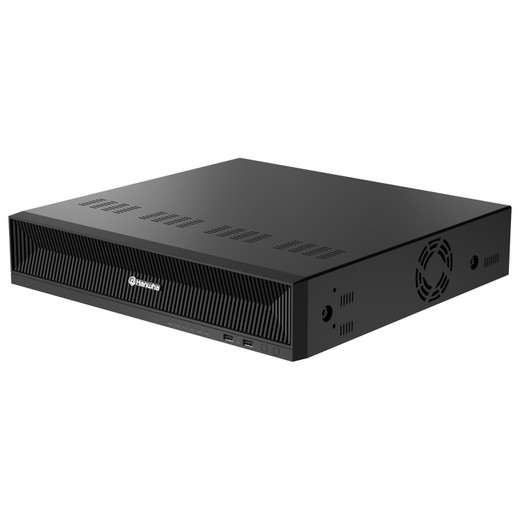 Hanwha 1U Blaze Network Video Recorder, Blaze Pre-installed, 16TB RAW (10TB Usable Afte