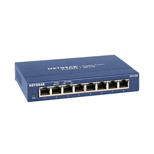 NETGEAR GS108-400NAS 8PT Gigabit Ethernet Switch