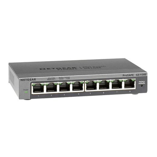 NETGEAR GS108E-400NAS 8-Port Gigabit Plus Switch