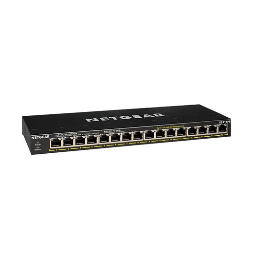 NETGEAR GS316P-100NAS 16PT GE Unmanaged Switch