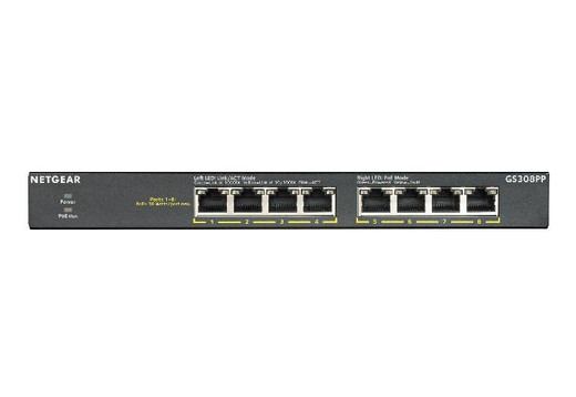 NETGEAR GS308EPP-100NAS 8PT GE Plus Switch PoE+