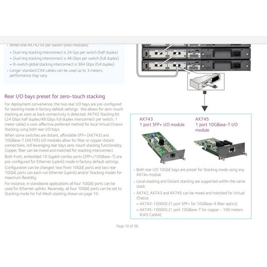 NETGEAR AX743-10000S ProSafe 10 Gigabit SFP+ Adapter