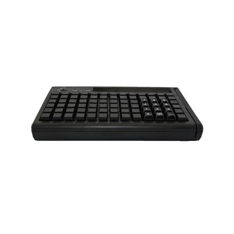 PioneerPOS Keyboard 100 Keys Touchpad Black USB - 49-KB7070BU