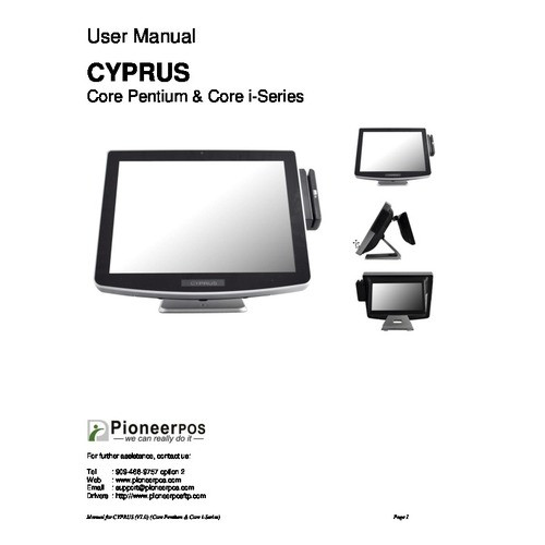 PioneerPOS CT18 18PRV 2G 8G SSD W10E Wifi Bat - Q11-CE8XJQ-P2