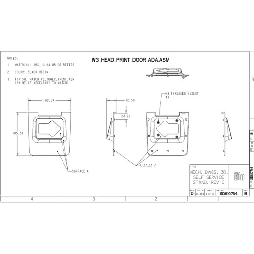 ELO Touch ELO-Stand-Self-Serv-22-24-27-Floortop-N - E534462
