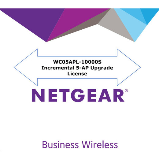 NETGEAR Wless Control LIC TO Manage 5 AP - WC05APL-10000S