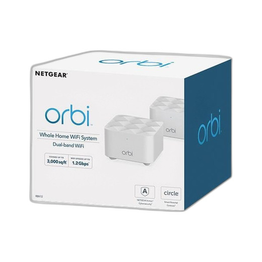 NETGEAR Orbi Whole Home Mesh WIFI System Delivers - RBK12-100NAS