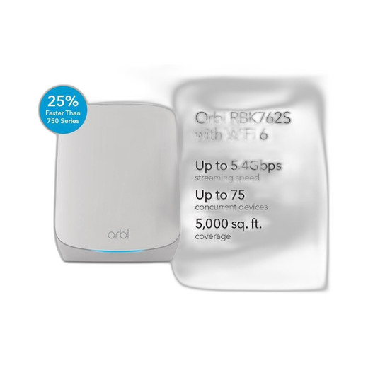 NETGEAR 4PT Orbi AX5400 2PACK 1Y Armor Bndl - RBK762S-100NAS