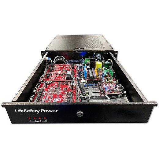 Lifesafety Power RGM75-D8PZ 75W 4-Door Rackmount Power Supply