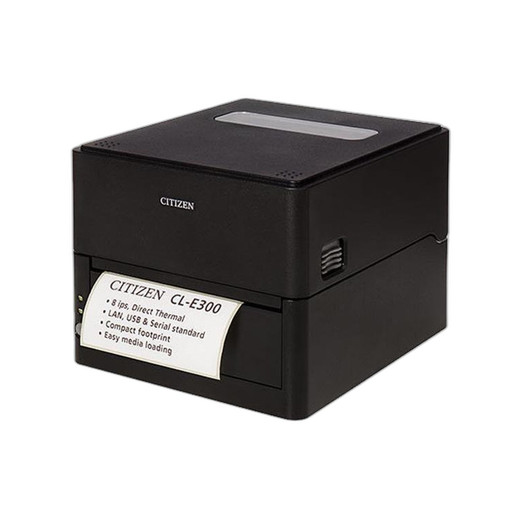 Citizen CL-E300XUBNNA 203 DPI Barcode Label Printer USB LAN Serial
