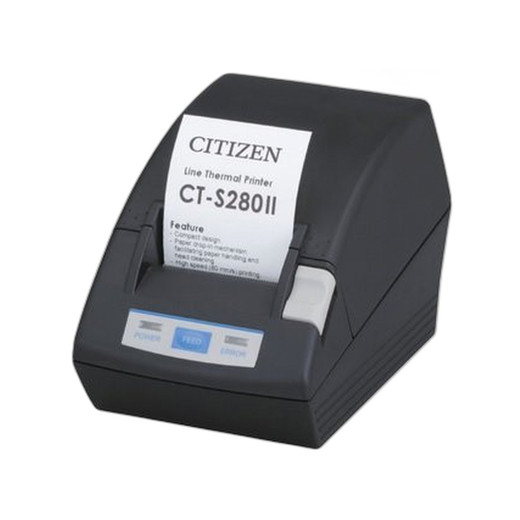 Citizen Ct-S281IIUSUBKXLX Ct-S280II W/Cutter Label USB & Ser Blac