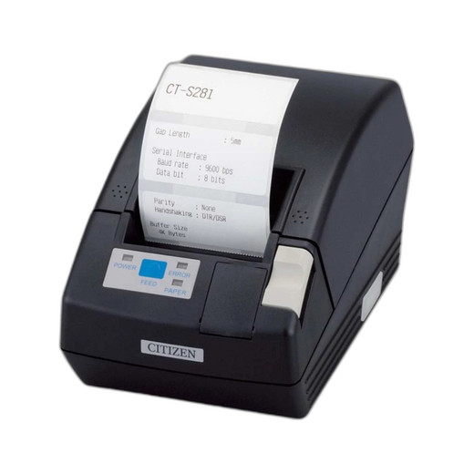 Citizen CT-S281UBU-WH-PLM1 Thermal POS CT-S280 w/ Cutter Label