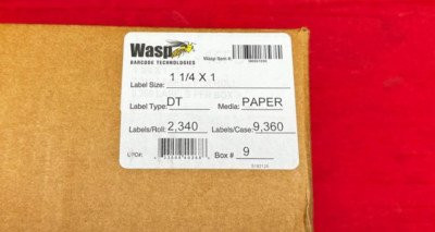 Wasp 633808402990 Wasp 4X3 Dt Paper Lbel 2000/R 8OD 4/C