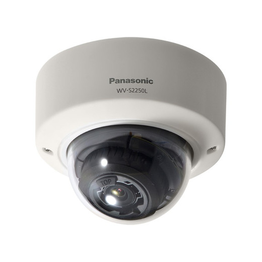 Panasonic WV-S2250L 5MP Indoor Vandal Resistant IR Network Dome Camera