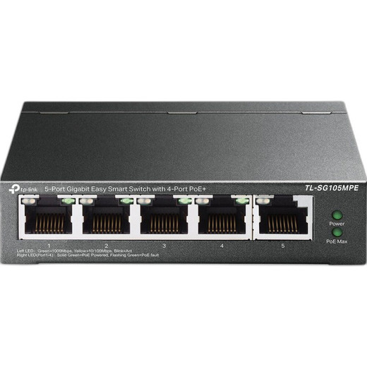 TP-Link TL-SG105MPE 5-Port Gigabit Easy Smart Switch W/4-Pro - Image 2