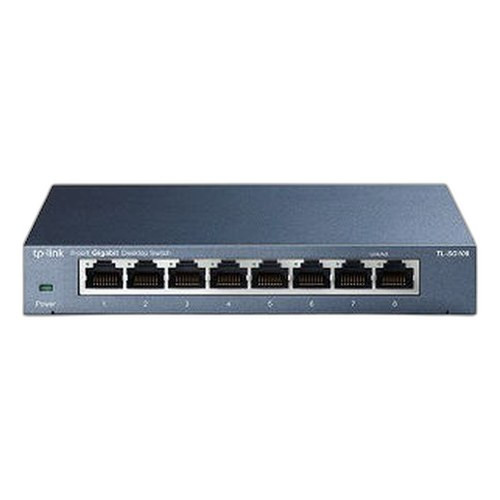 TP-Link TL-SG108 Switch,GB,Desktop,8 10/100/1000M - Image 2