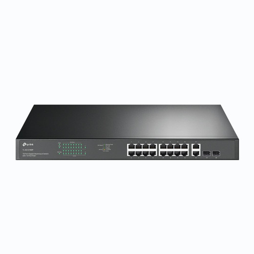 TP-Link TL-SG1218MP 18-Port Gigabit Easy Smart Switch 16-Por