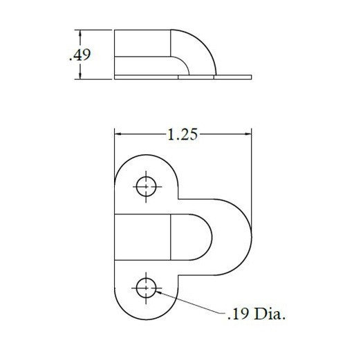 Nortek Bracket Chain Attach Slr Brtznc - 2100-2007