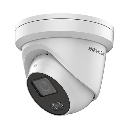 Hikvision DS-2CD2327G1-L-4mm 2 MP ColorVu Fixed Turret Outdoor Network Camera, 4mm Lens