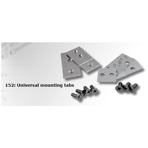 HES 152:UNIVERSAL MOUNTING TABS - Mount inside hollow metal and