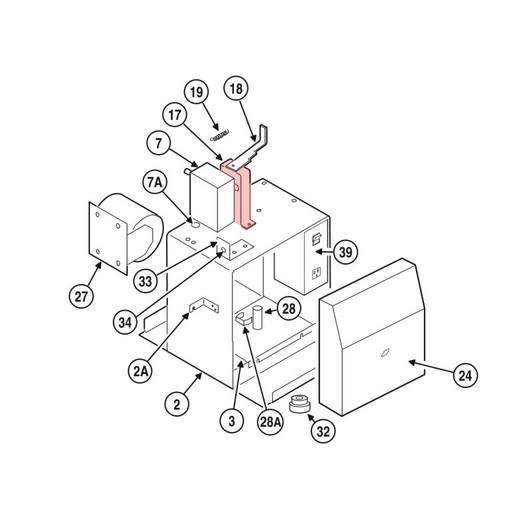 Nortek Bracket Disconnect Fulcrum SL