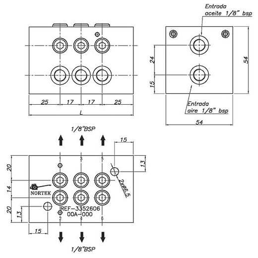 Nortek Plate Side 1/2IN Blktex