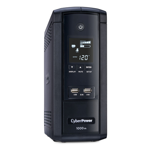CyberPower BRG1000AVRLCD 1000VA Mini-Tower UPS