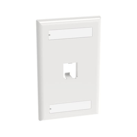 Panduit CFPL1WHY 1-Port Mini-Com Faceplate White