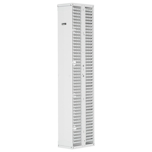 Panduit PR2VD1296WH 52RU Dual-Sided Vertical Manager