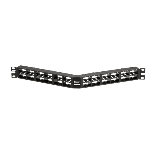 Panduit CPPA48HDWBLY 48-Port Angled Modular Panel