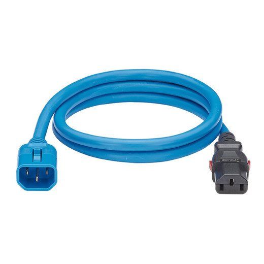 Panduit LPCA08-X Dual-Lock IEC Cord 6ft Blue 10pk