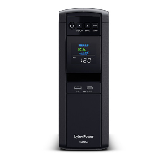 CyberPower CP1500PFCLCDTAA - UPS - Mini Tower - Line-interactive - 120 VAC 5% - 
