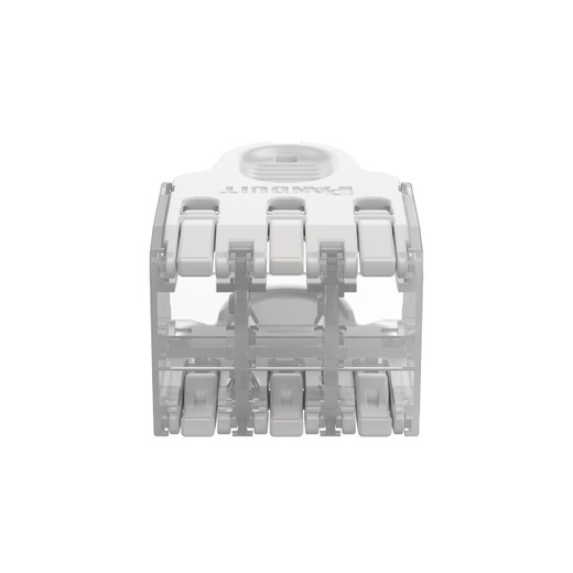 Panduit QPPNS6WH 6-Port Low Profile Plug Pack - 6pk