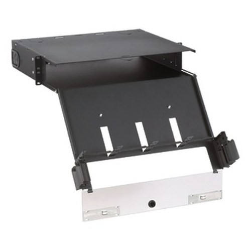 Panduit Rack MNT FBR Encl 2 RU Whea - FCE2UWH