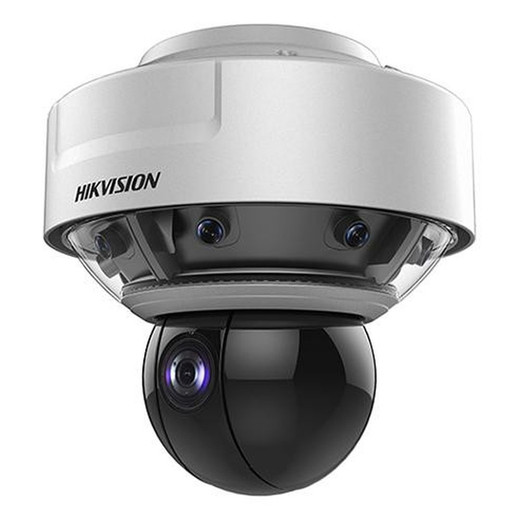 Hikvision DS-2DP1636ZIX-D 16MP (2x8MP) Multi-Sensor 360° Panoramic and PTZ High-Definition Outdoor Dome IP Camera